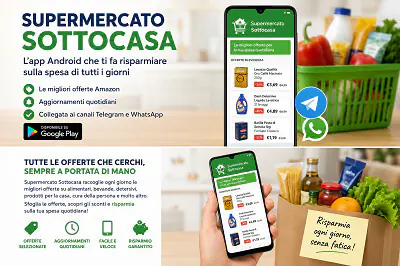 Supermercato Sottocasa: l'app Android per trovare le migliori offerte Amazon sulla spesa 2 Supermercato Sottocasa: l'app Android per trovare le migliori offerte Amazon sulla spesa